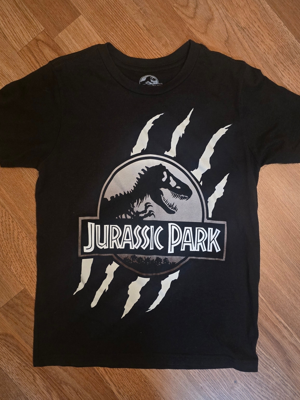 City Studios Charcoal Grey Jurassic Park Tee - Size Medium